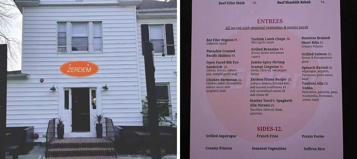 ZErdem Menu
