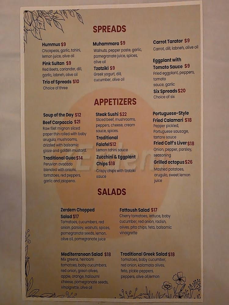 ZErdem Menu image 3